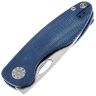 Нож Vosteed Acorn satin сталь 14C28N рукоять Blue Micarta