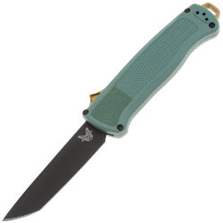 Нож Benchmade Shootout OTF cталь Cru-Wear рукоять Sage Green Grivory (5370BK-07)