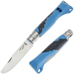 Нож Opinel №7 Outdoor Junior сталь 12C27 рукоять Blue GRN (001898) Нож Opinel №7 Outdoor Junior сталь 12C27 рукоять Blue GRN (001898)