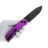 Нож Tenable Kryo blackwash сталь 14C28N рукоять Purple Aluminum
