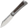 Нож Kunwu Geezer satin сталь Elmax рукоять Ti/Copper Foil CF