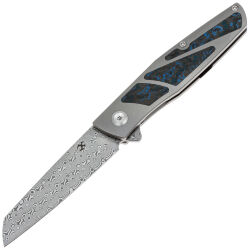 Нож Kansept Cru сталь Damascus рукоять Gray Titanium/Artic Storm FatCarbon