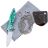 Нож Rike Knife Mini сталь Damasteel рукоять Green Ti