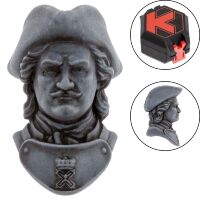 Бусина темлячная Kristal Pyotr I Silver (полимер)