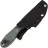 Нож Tenable Tiny Dancer blackwash сталь D2 рукоять Green Micarta