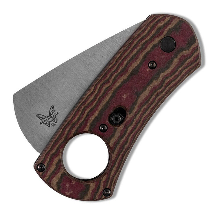 Нож для сигар Benchmade Cigar Cutter сталь S30V рукоять Chocolate/Brown/Red Richlite (1500)