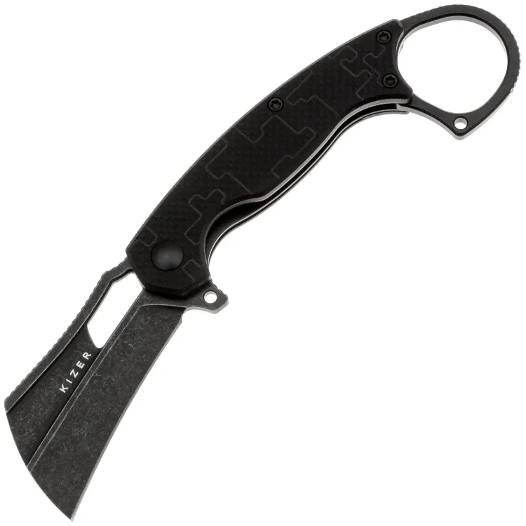 Нож Kizer Dodo blackwash сталь Nitro-V рукоять G10