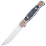 Нож Reptilian Кот-02 сталь D2 рукоять Blue Carbon/Steel
