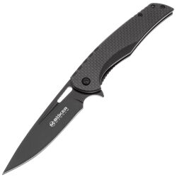 Нож Boker Magnum Black Carbon сталь 440A рукоять G10/CF (01RY703)