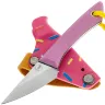 Нож 7 Ножей Киридаши Donut сталь VG-10 рукоять Pink G10