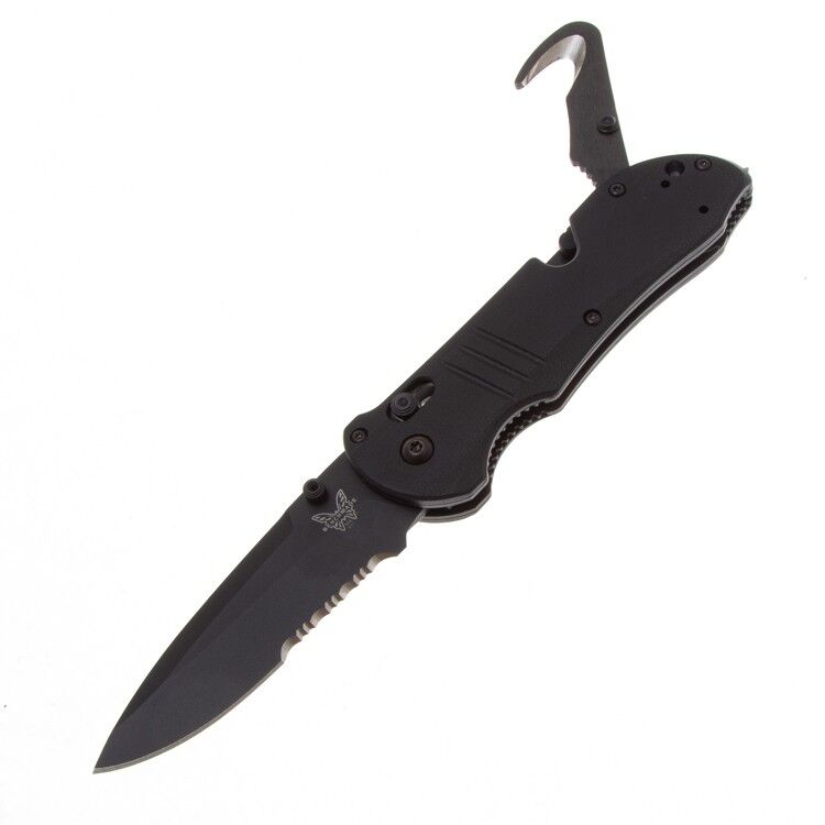 Нож Benchmade Triage Black сталь S30V рукоять Black G10 (917SBK)