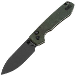 Нож Vosteed Raccoon blackwash сталь 14C28N рукоять Green Micarta