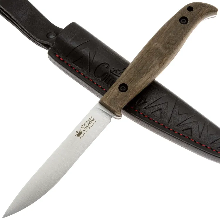 Нож Kizlyar Supreme Companero сталь AUS-10 рукоять орех