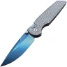 Нож Pro-Tech TR-3 Integrity Blade Show 2025 Sapphire Blue сталь S35VN рукоять Relic Raw Aluminium