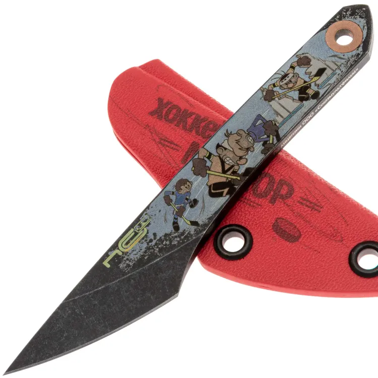 Нож N.C. Custom киридаши Шайбу! Шайбу! Метеор blackwash сталь AUS-8