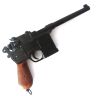 Макет пистолет Маузер К96 с деревянной кобурой-прикладом (Denix)