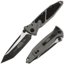 Нож Microtech SOCOM Elite T/E black сталь M390MK рукоять Natural Clear Aluminium (161-1NC)