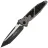 Нож Microtech SOCOM Elite T/E black сталь M390MK рукоять Natural Clear Aluminium (161-1NC)
