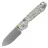 Нож Vosteed Raccoon TLL Drop Point stonewash сталь 14C28N рукоять Doodle Monster G10