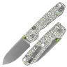 Нож Vosteed Raccoon TLL Drop Point stonewash сталь 14C28N рукоять Doodle Monster G10