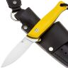 Нож 7 Ножей Колибри сталь N690 рукоять Yellow G10