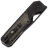 Нож Kizer Militaw black сталь Nitro-V рукоять Black G10/Brown Micarta