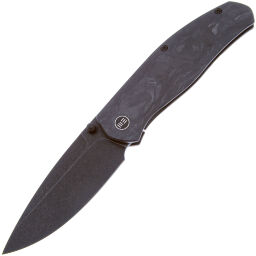 Нож We Knife Esprit Blackwash сталь CPM-20CV рукоять Marble CF/Black Ti (WE20025A-C)
