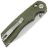 Нож Tenable Kryo stonewash сталь 14C28N рукоять Green Micarta