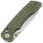 Нож Tenable Kryo stonewash сталь 14C28N рукоять Green Micarta