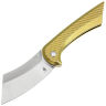 Нож Kizer Dawn satin сталь S35VN рукоять Gold Titanium