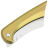 Нож Kizer Dawn satin сталь S35VN рукоять Gold Titanium