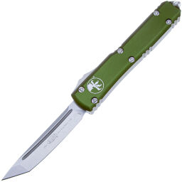 Нож Microtech Ultratech T/E Stonewash сталь M390 рукоять Olive Drab Aluminium (123-10OD)