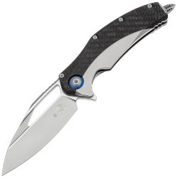 Нож Microtech Matrix beadblast сталь M390 рукоять Titanium/Carbon Fiber (165C-7CFTI)