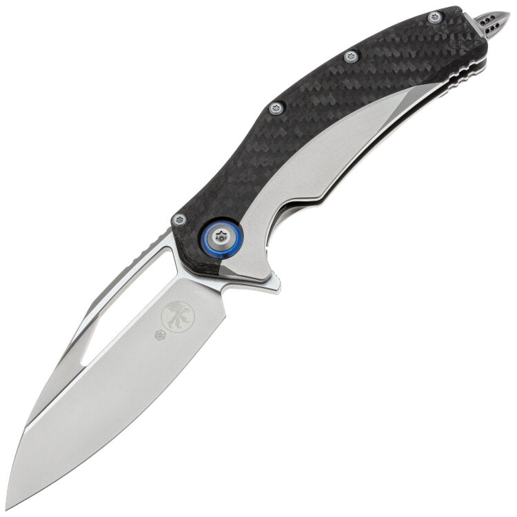 Нож Microtech Matrix beadblast сталь M390 рукоять Titanium/Carbon Fiber (165C-7CFTI)