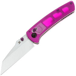 Нож Kansept Main Street stonewash сталь 154CM рукоять Purple Acrylic