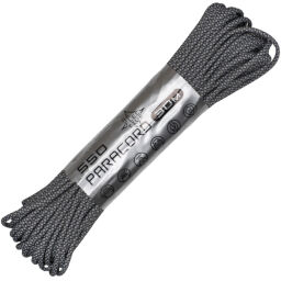 Паракорд CORD 550 световозвращающий SuperReflective Black snake 30м