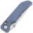 Нож Tenable Eaglestrike stonewash сталь NItro-V рукоять Blue Micarta