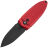 Нож Bestech Ququ DLC cталь 14C28N рукоять Red Aluminium (BG57B-4)