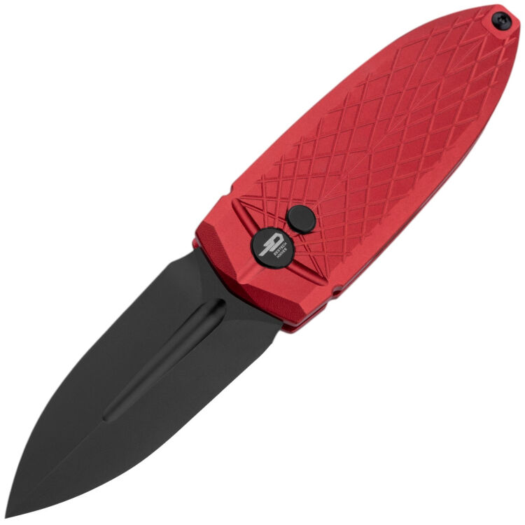 Нож Bestech Ququ DLC cталь 14C28N рукоять Red Aluminium (BG57B-4)