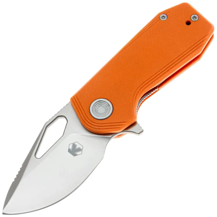 Нож Kristal Chizhik cталь14C28N Satin рукоять Orange G10