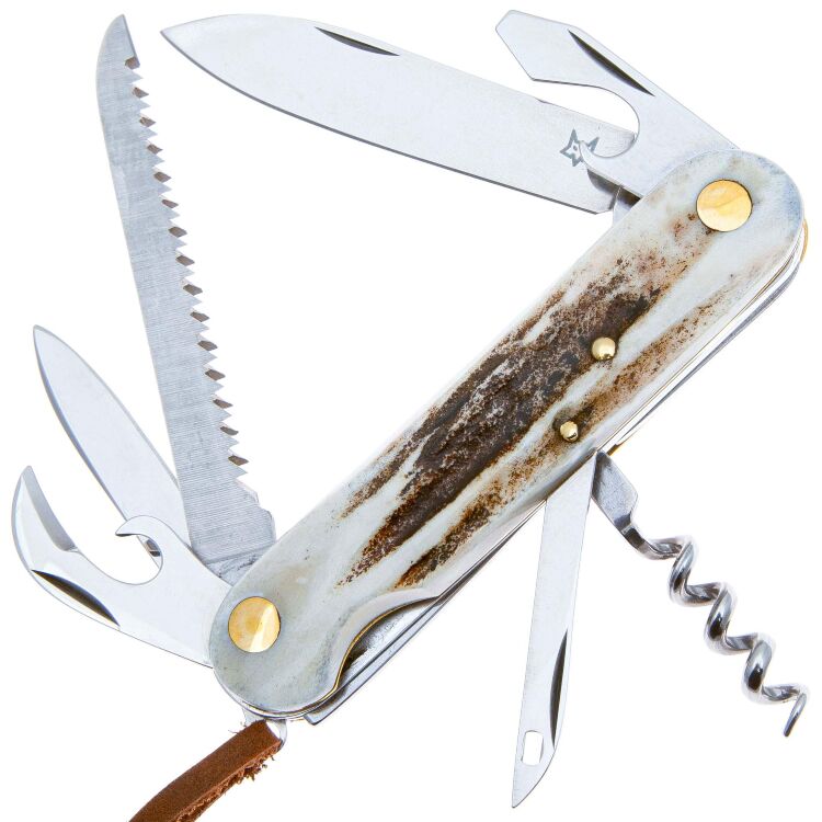 Нож FOX Deer сталь M390 рукоять рог (226/7 SCE)