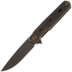Нож WE Knife Navo blackwash сталь CPM-20CV рукоять Bronze/Black Ti (WE22026-3)