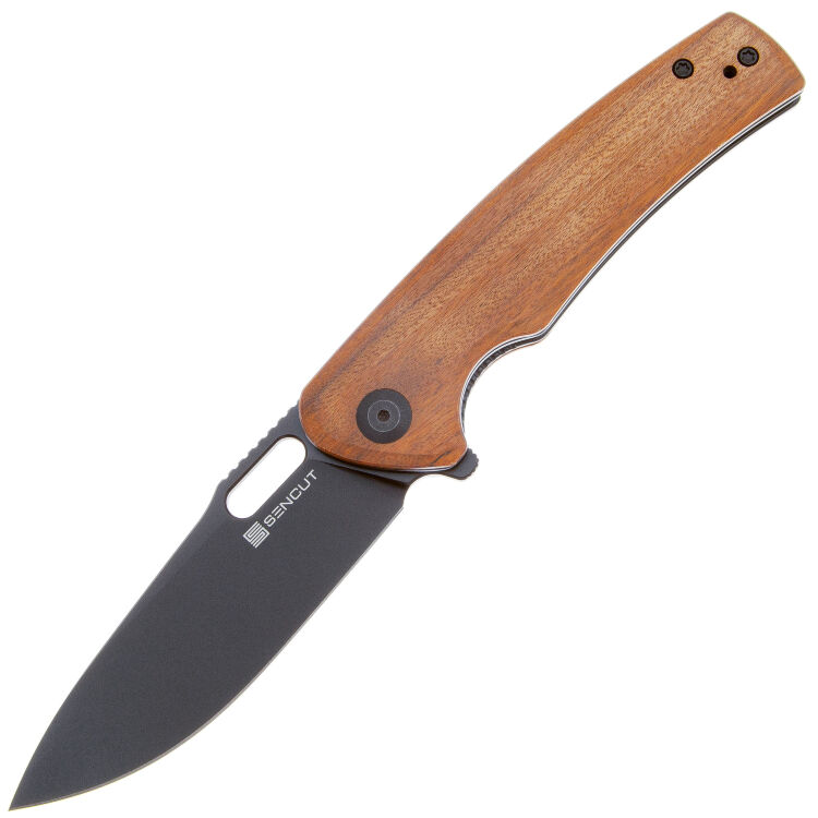 Нож Sencut Vesperon black сталь 9Cr18MoV рукоять Guibourtia Wood (S20065-4)