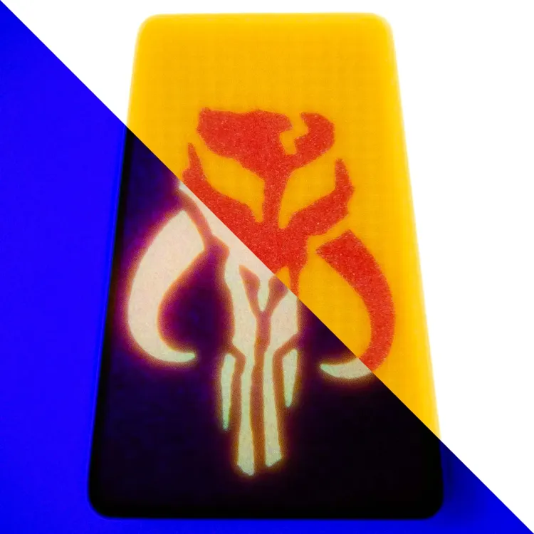 Бусина темлячная Stabwoodstone Мифозавр Yellow G10