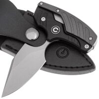 Нож CIVIVI Typhoeus stonewash сталь 14C28N рукоять Black/Grey Aluminium (C21036-3)