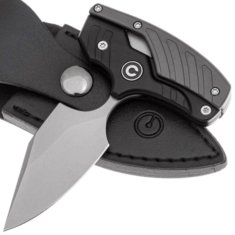 Нож CIVIVI Typhoeus stonewash сталь 14C28N рукоять Black/Grey Aluminium (C21036-3)