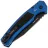 Нож Kershaw Launch 21 black PVD сталь CPM-M4 рукоять Blue Aluminum/G10 (7106BLU)
