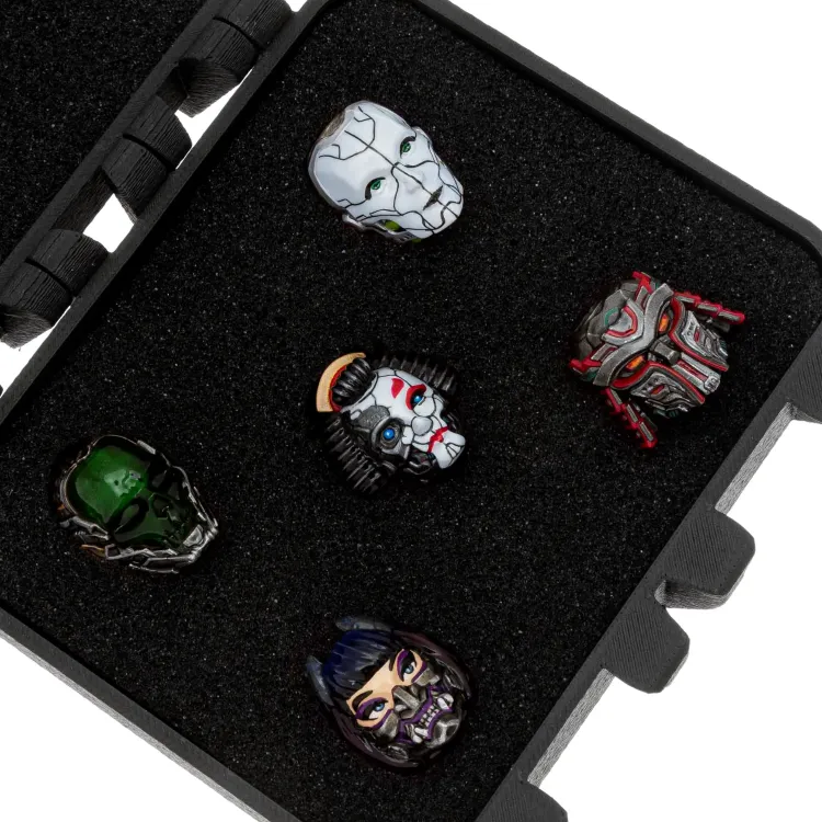 Набор бусин для темляка Error Киберпанк 5шт