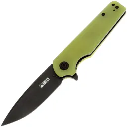 Нож Kubey Wolverine blackwash сталь D2 рукоять Translucent Yellow G10 Нож Kubey Wolverine blackwash сталь D2 рукоять Translucent Yellow G10