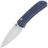 Нож WE Knife Qubit satin сталь CPM-20CV рукоять Blue Ti (WE22030F-3)